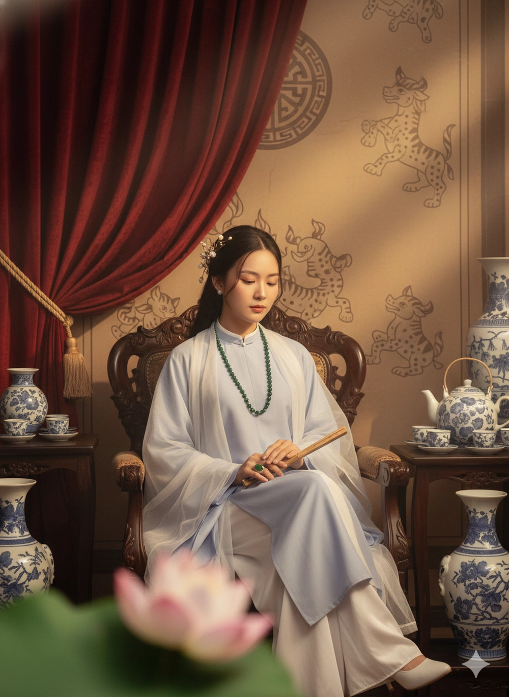 Prompt tạo ảnh áo dài phong cách cổ điển bằng Gemini AI