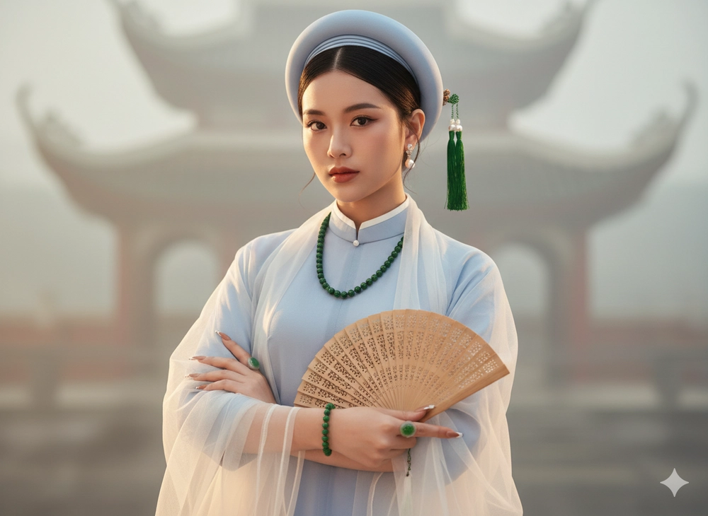 Prompt tạo ảnh áo dài phong cách cổ điển bằng Gemini AI