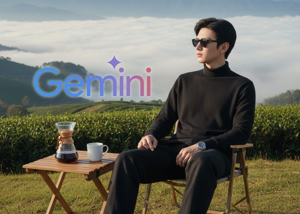 Prompt tạo ảnh chân dung cho nam cực ngầu với Gemini