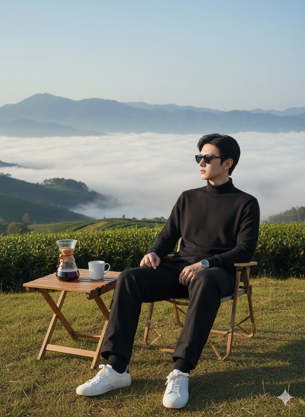 Prompt tạo ảnh chân dung cho nam cực ngầu với Gemini