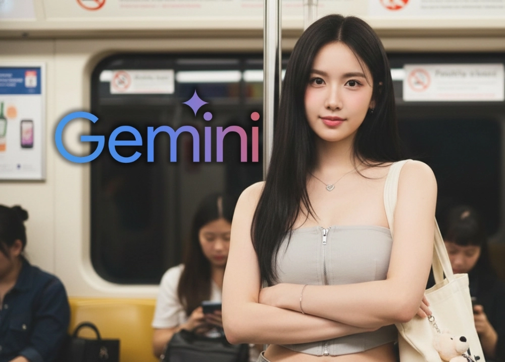 Prompt tạo ảnh check-in ga tàu điện Metro cực chất