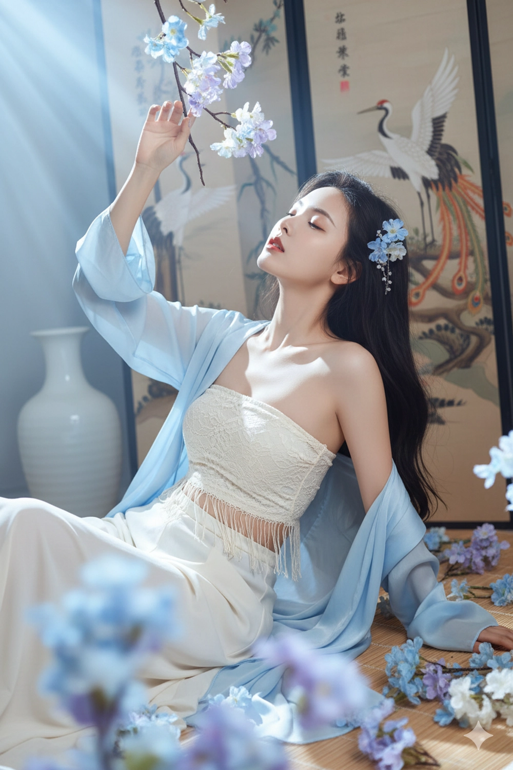 Trở thành "thần tiên tỷ tỷ" đẹp lung linh với prompt Gemini