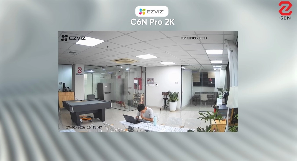 Camera EZVIZ C6N G1: AI xịn sò, hình ảnh nét căng đét