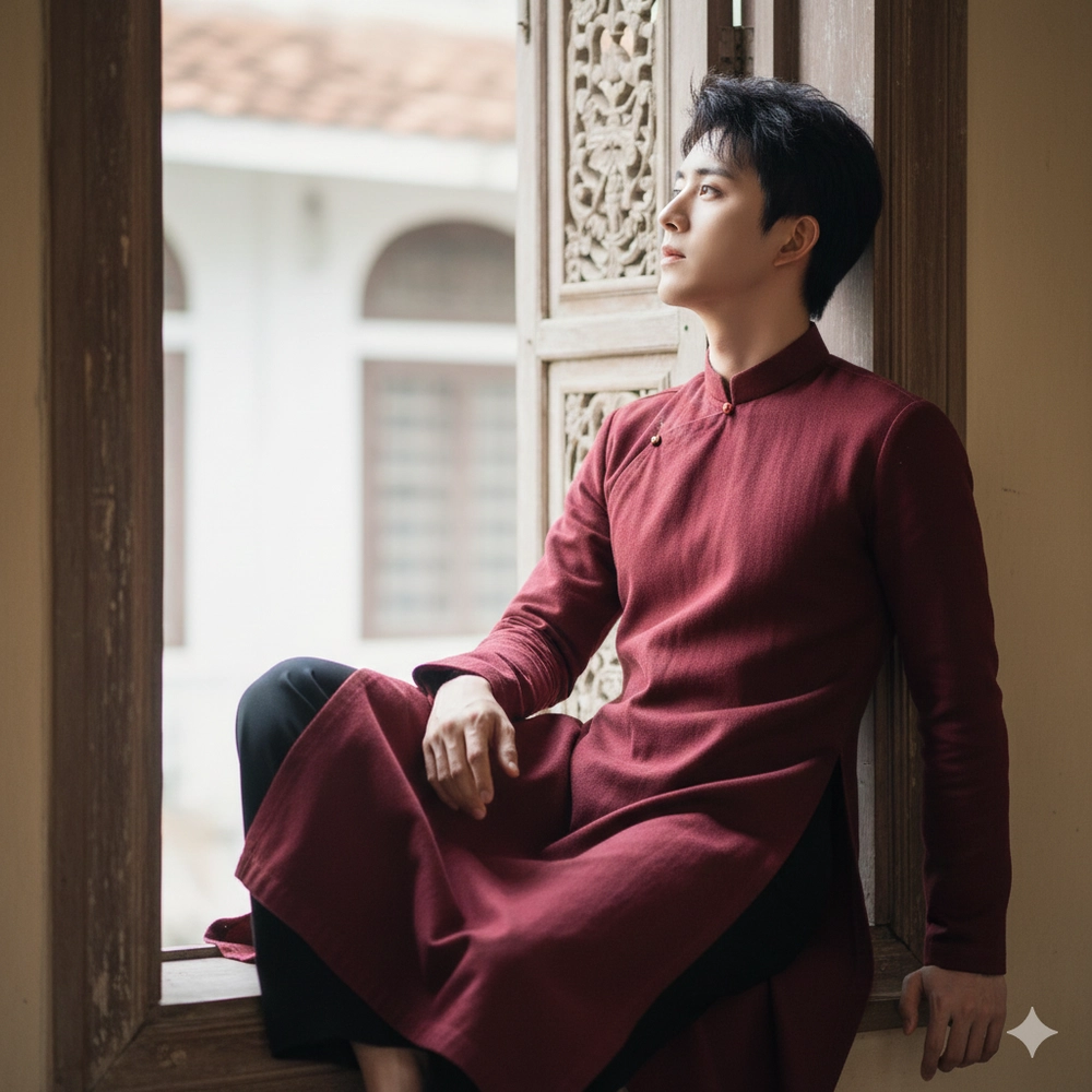 Câu lệnh Gemini AI tạo ảnh áo dài nam đón Tết cực ngầu!