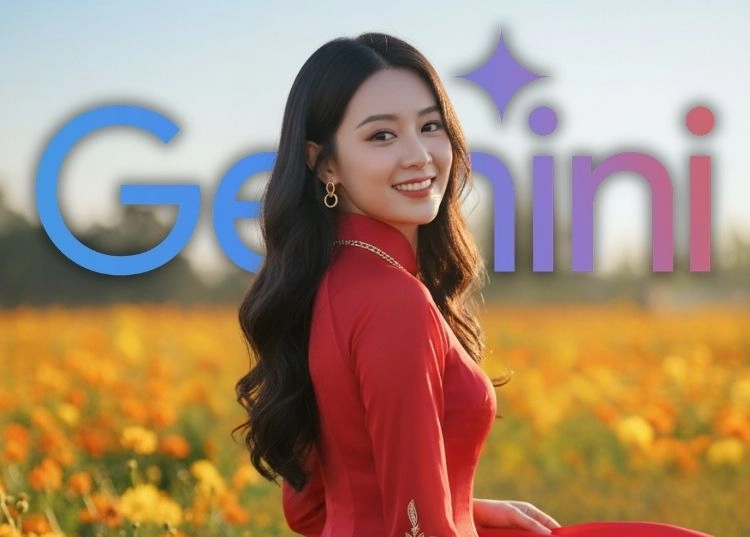 Check-in vườn hoa mùa xuân với câu lệnh Gemini AI đơn giản