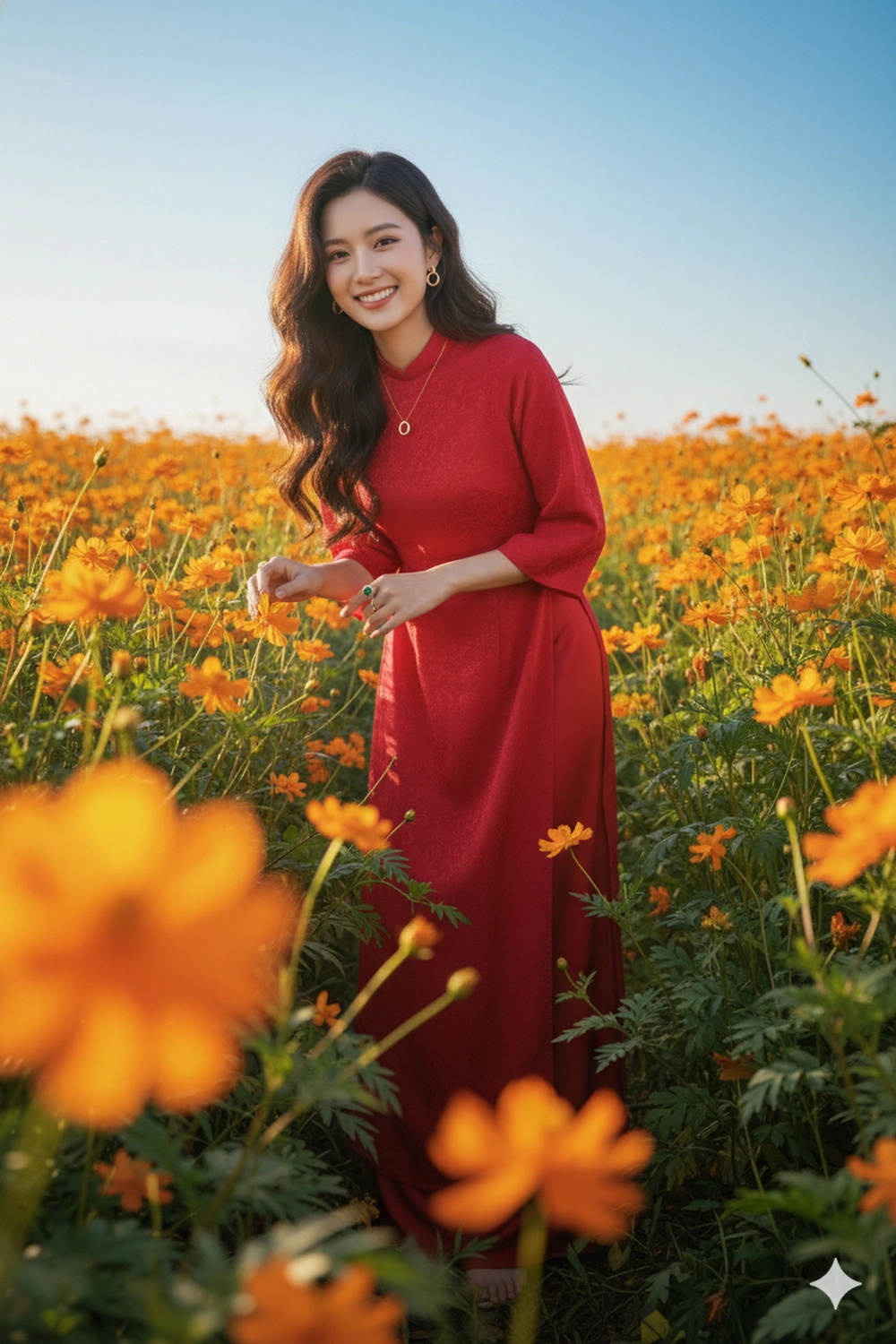 Check-in vườn hoa mùa xuân với câu lệnh Gemini AI đơn giản