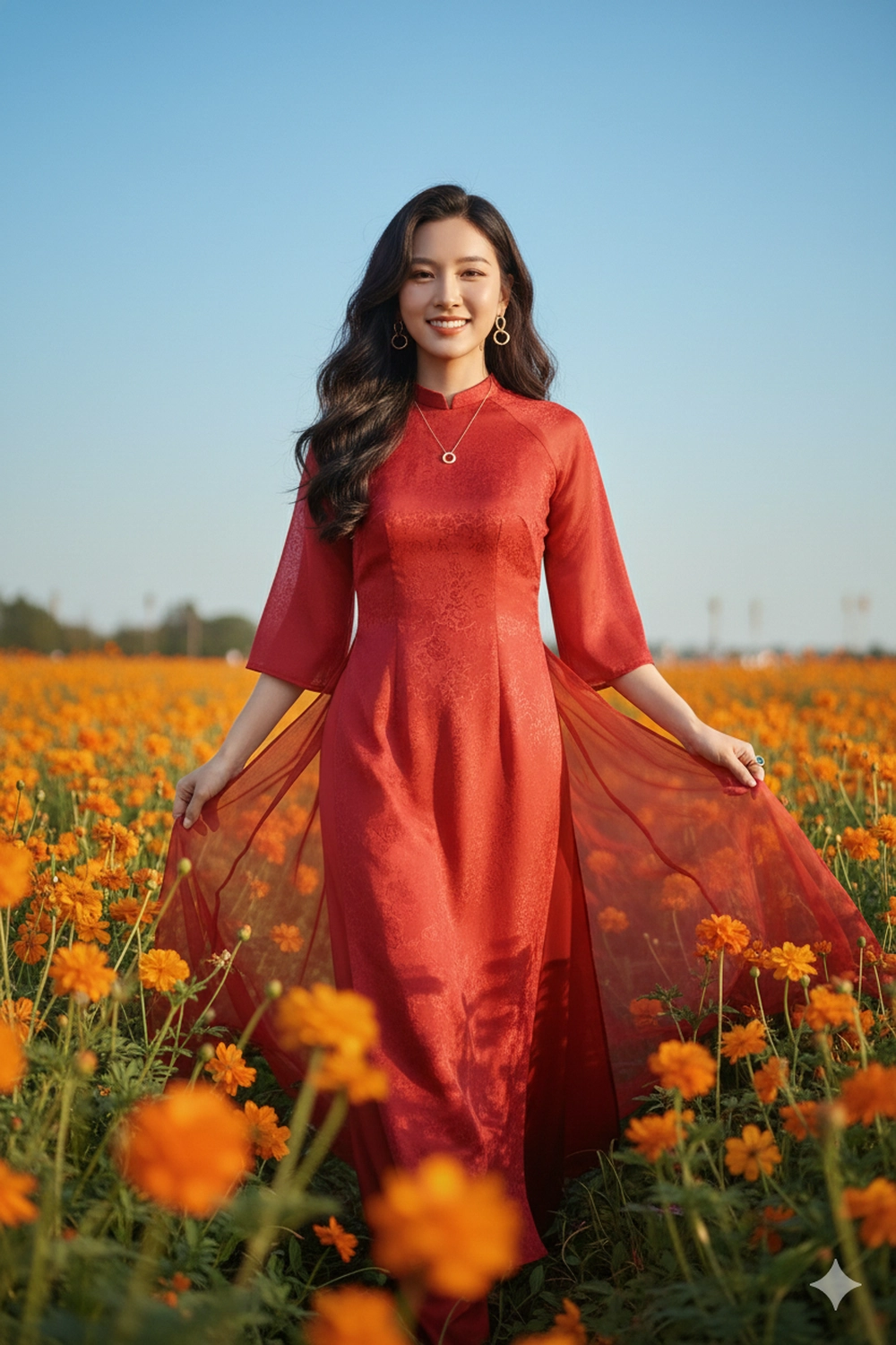 Check-in vườn hoa mùa xuân với câu lệnh Gemini AI đơn giản