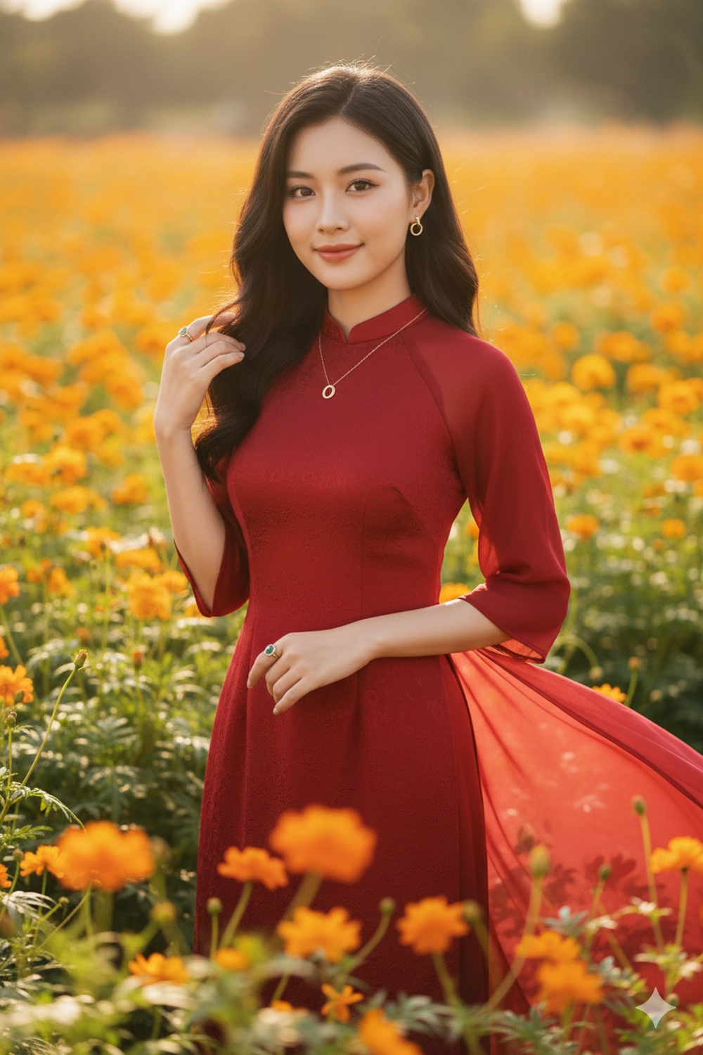 Check-in vườn hoa mùa xuân với câu lệnh Gemini AI đơn giản