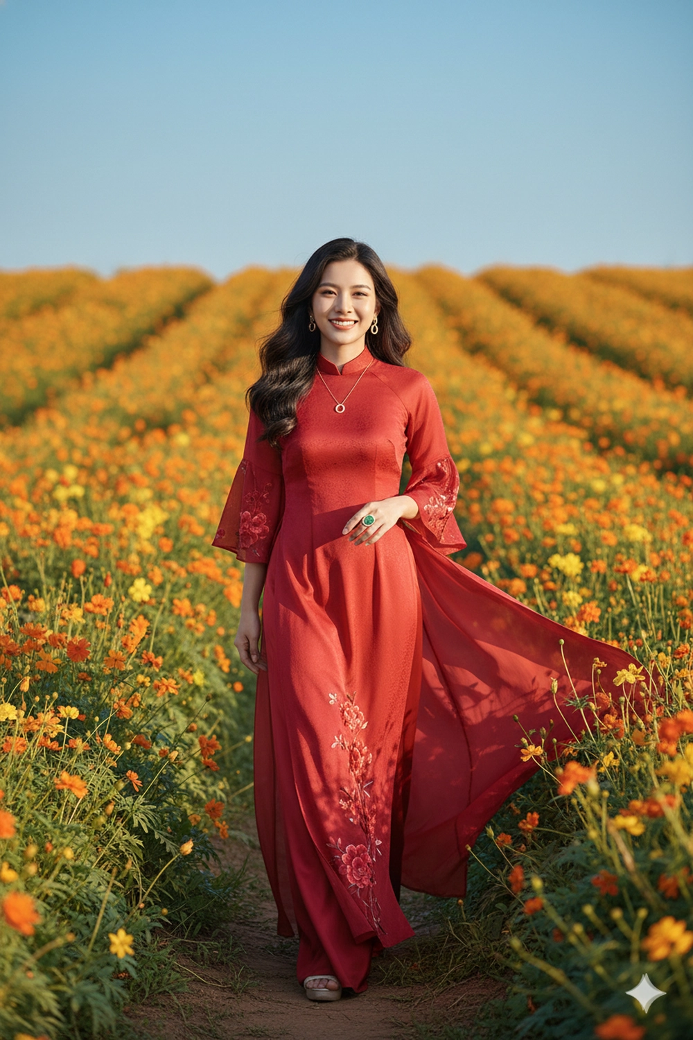 Check-in vườn hoa mùa xuân với câu lệnh Gemini AI đơn giản