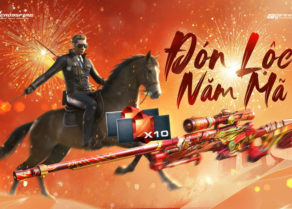 Crossfire đón tết với Đăng Nhập Nhận Quà, Đón Lộc Năm Mã và Kho Báu Hoàng Gia Valor Beast
