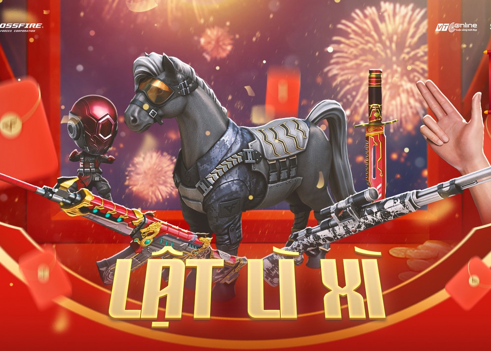 Crossfire đón tết với sự kiện web Lật Lì Xì, Đua Top Tiêu Go, Tiêu Go Đạt Mốc