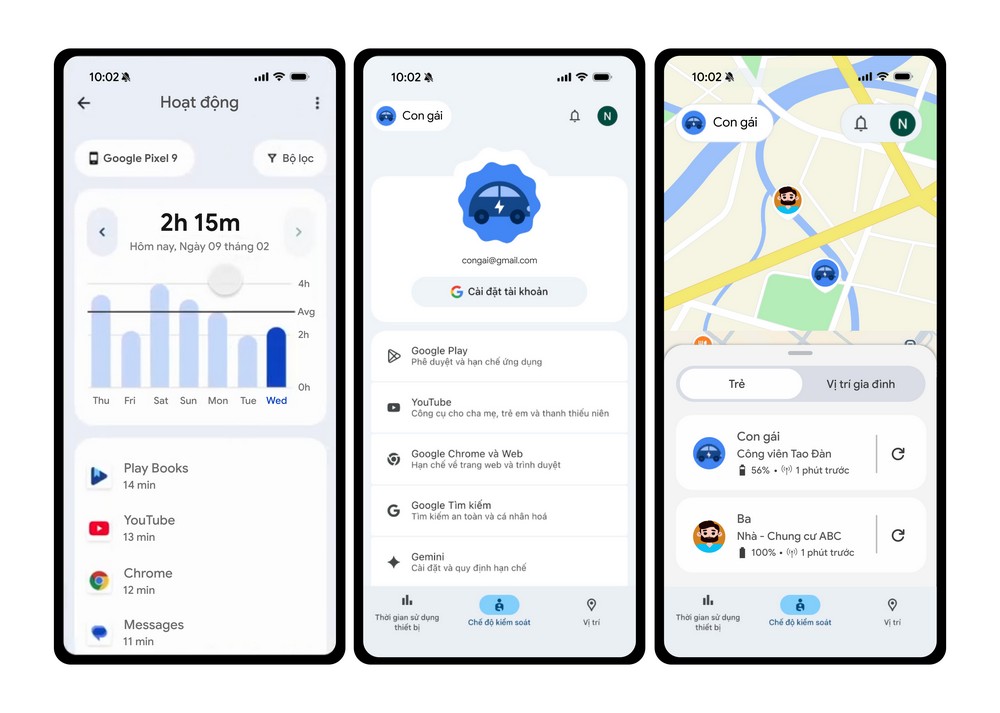 Google ra mắt loạt công cụ an toàn số giúp gia đình Việt
