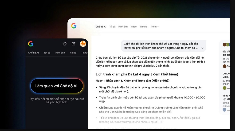 Google: AI giúp chuẩn bị Tết hiệu quả hơn
