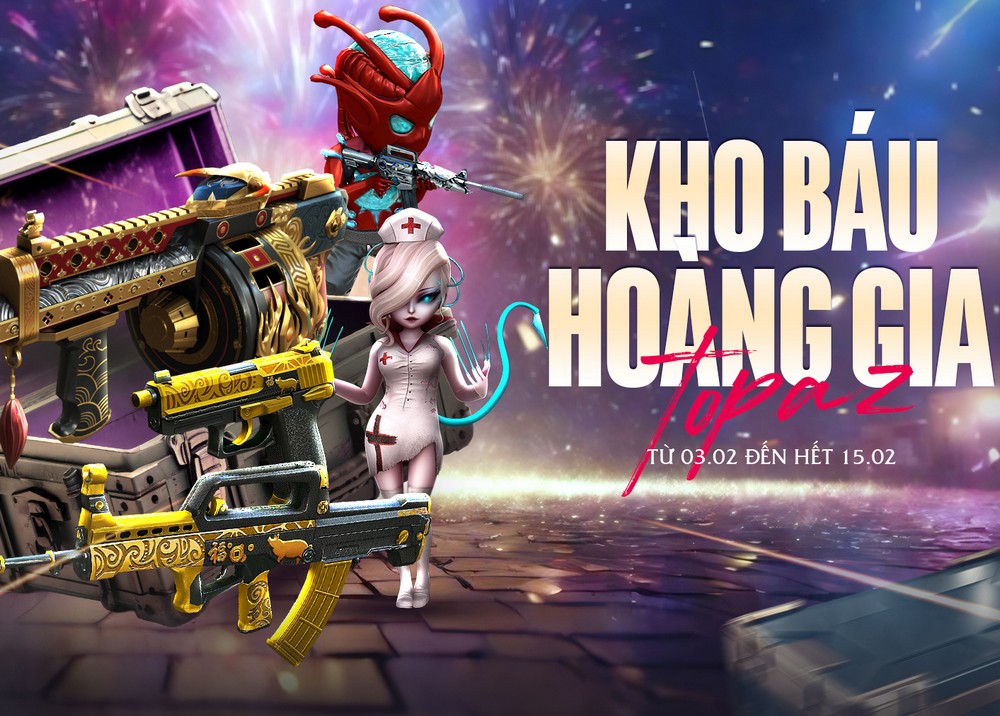 Kho Báu Hoàng Gia Topaz mang trở lại siêu phẩm Armsel Striker Ignite