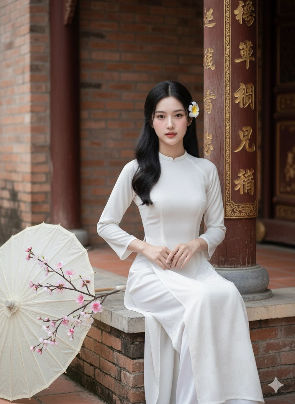 Khỏi chen lấn: Tạo ảnh đi lễ chùa đầu năm với Gemini