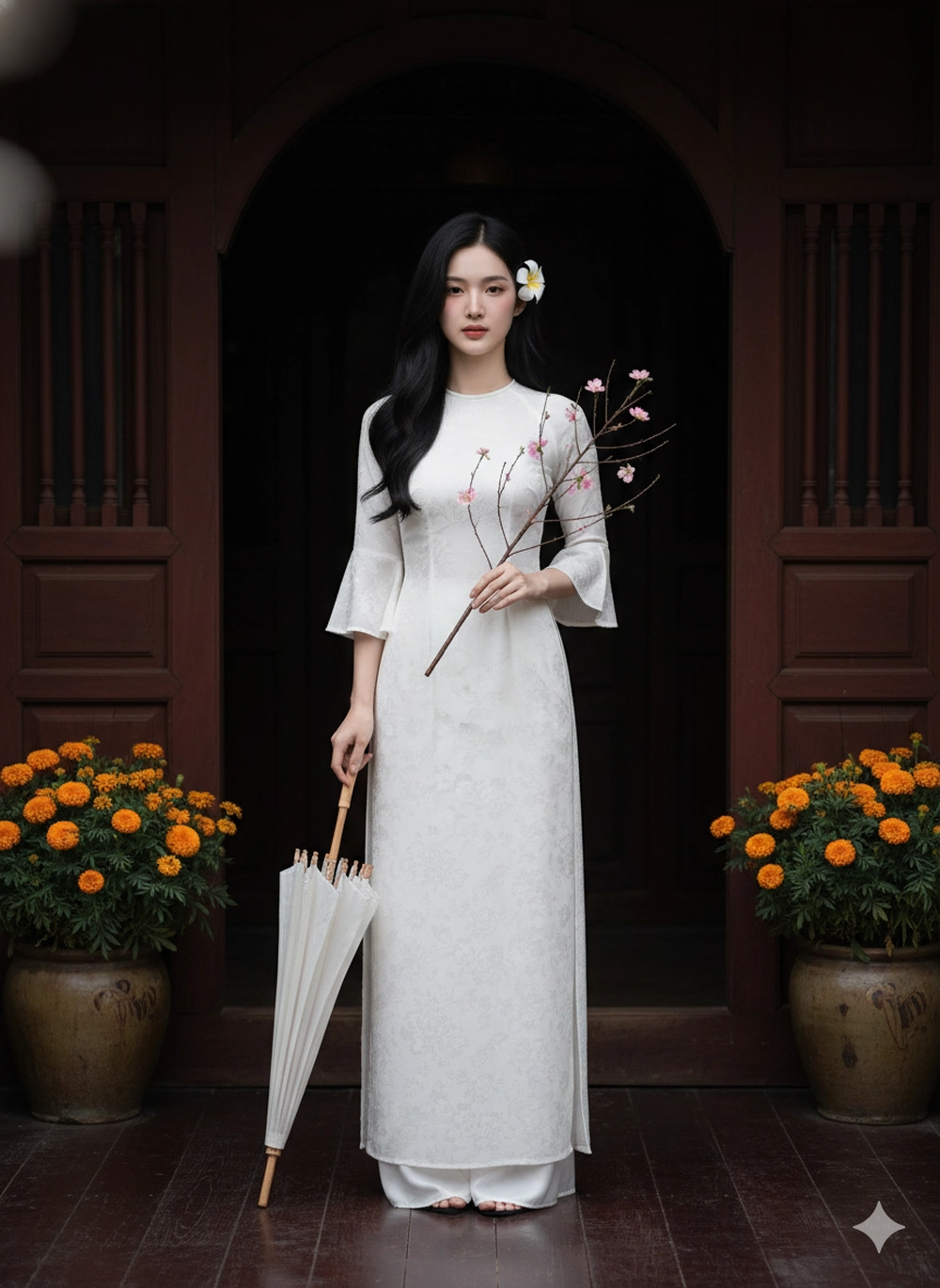 Khỏi chen lấn: Tạo ảnh đi lễ chùa đầu năm với Gemini