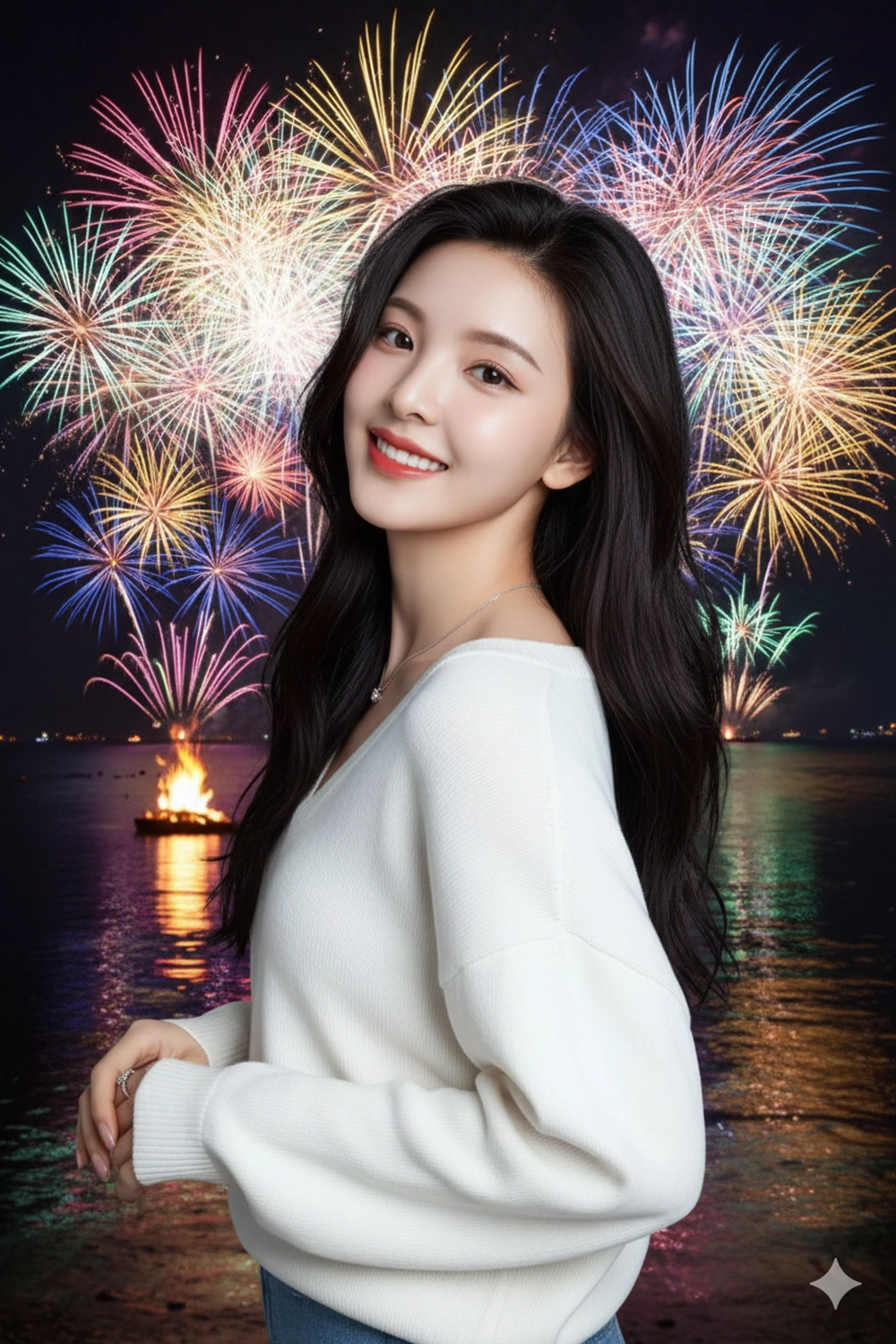 Prompt tạo ảnh đón pháo hoa lung linh đêm Giao Thừa 2026