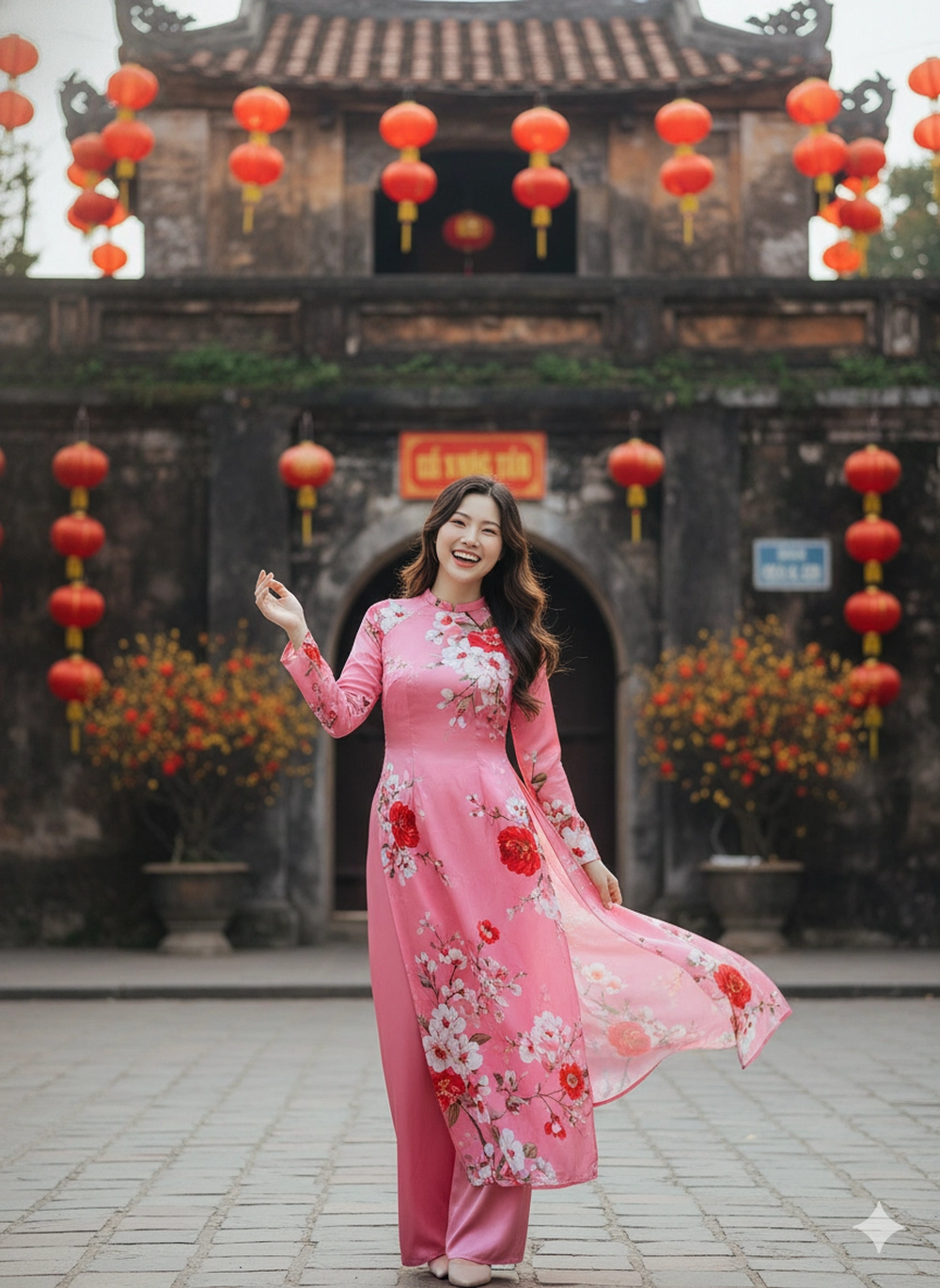 Săn ảnh Tết lộng lẫy trên phố với Prompt Gemini