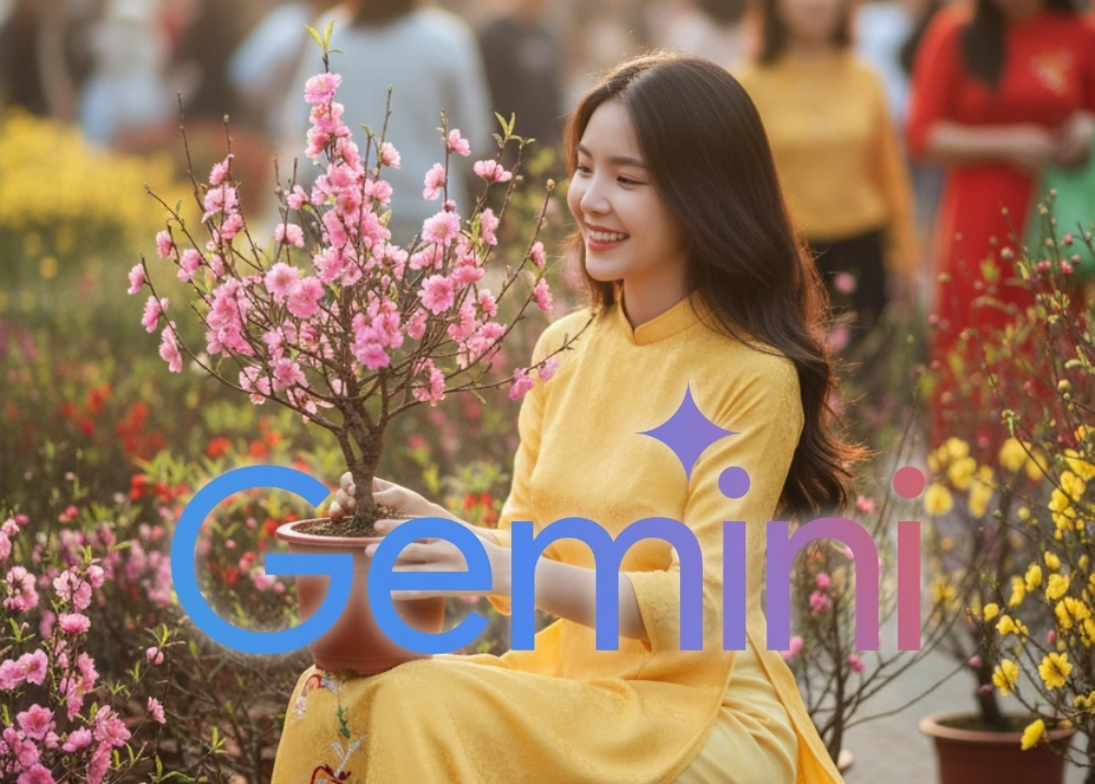 [BÙ 18/2] Săn ảnh Tết lộng lẫy trên phố với Prompt Gemini