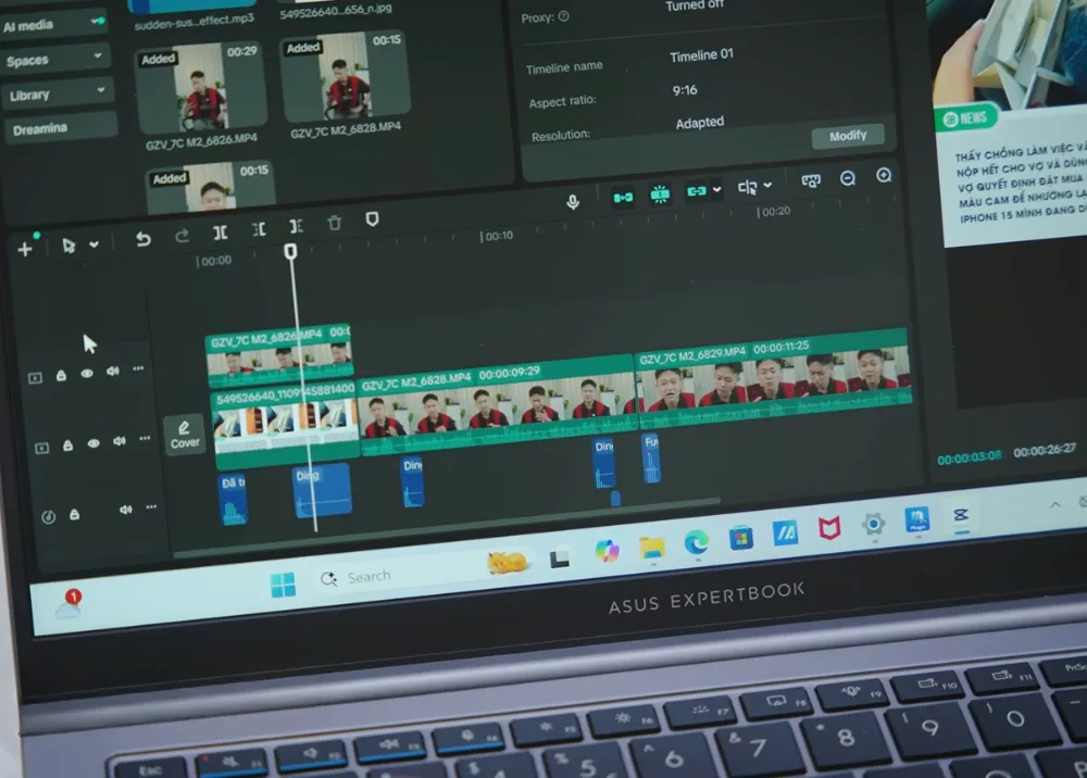 ASUS ExpertBook P5: Laptop doanh nghiệp bền bỉ, AI xịn