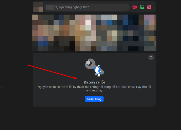Bảng tin Facebook bất ngờ "bốc hơi"