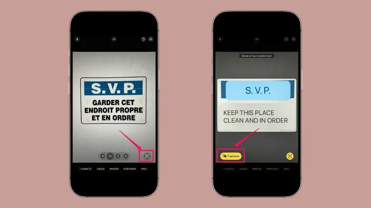 Bí kíp dịch văn bản bằng Camera của iPhone