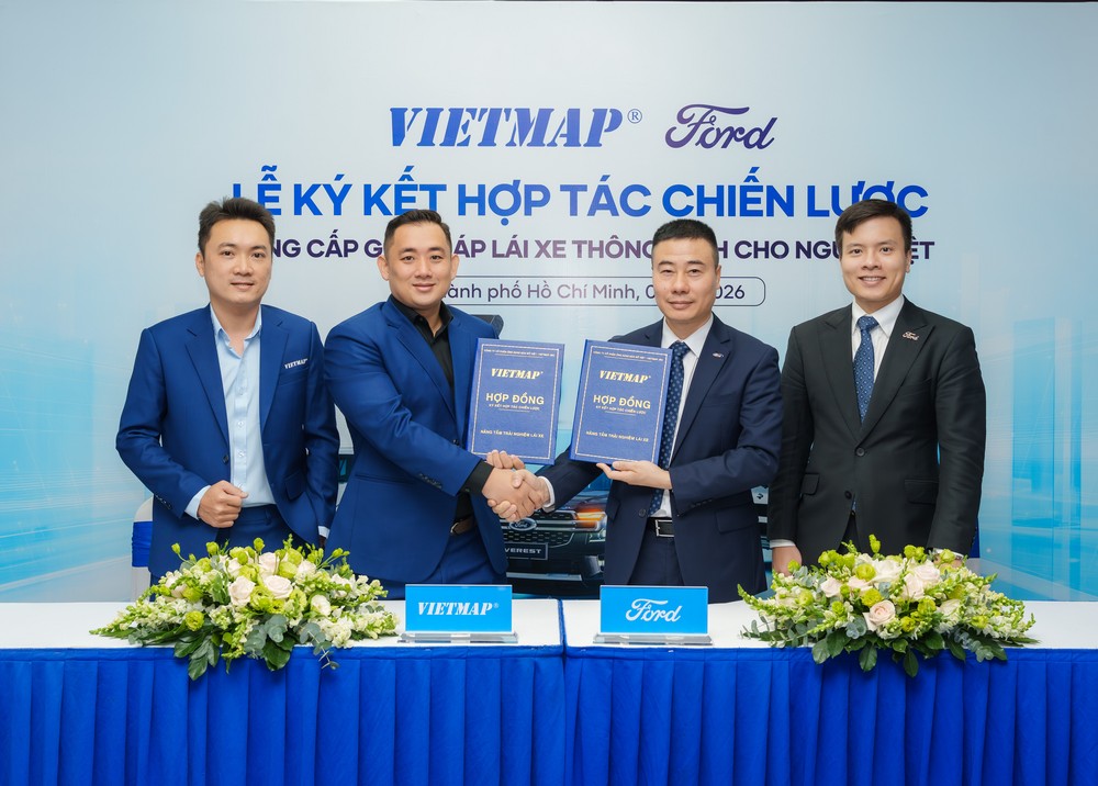 Ford hợp tác Vietmap phát triển camera hành trình