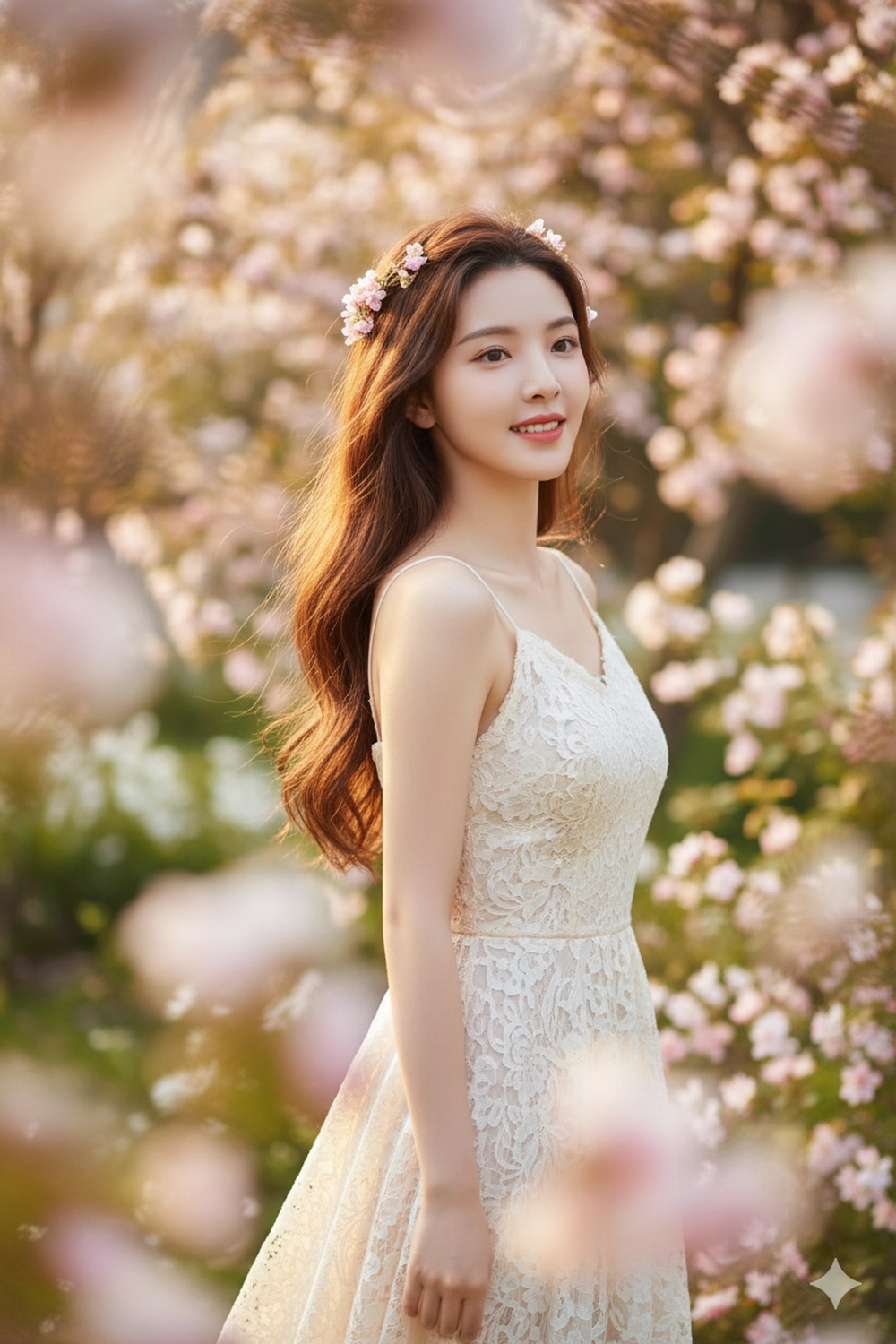 "Hóa" nàng thơ giữa vườn hoa đầy sắc màu với Gemini