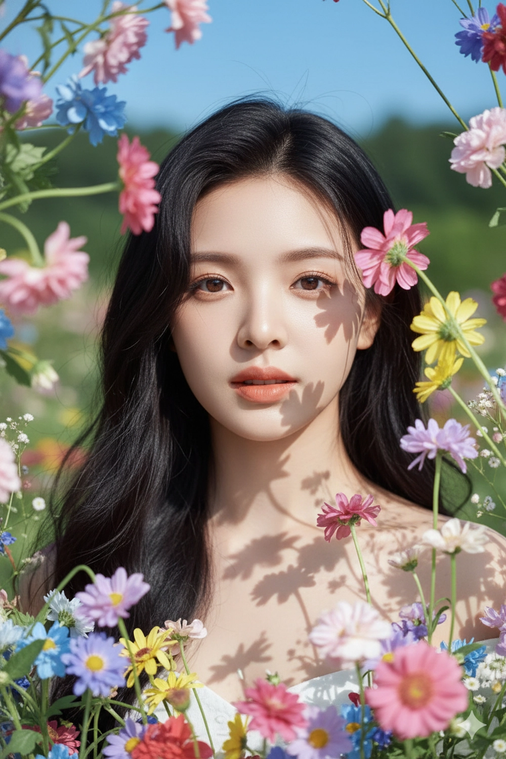 "Hóa" nàng thơ giữa vườn hoa đầy sắc màu với Gemini