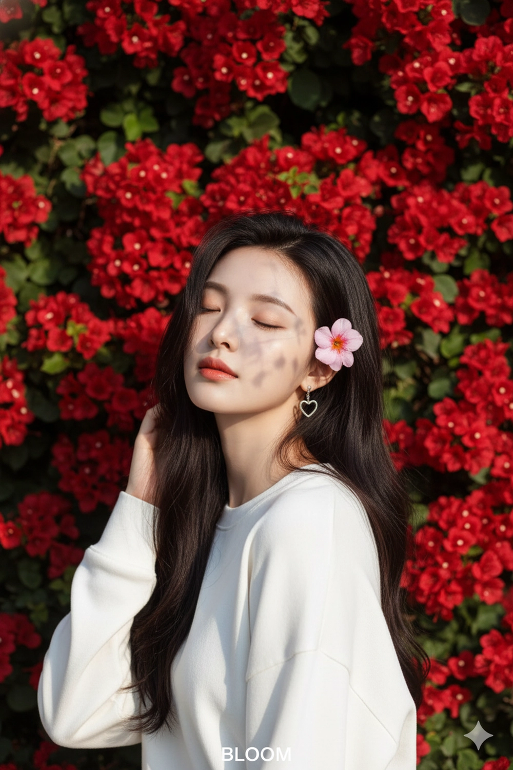 "Hóa" nàng thơ giữa vườn hoa đầy sắc màu với Gemini