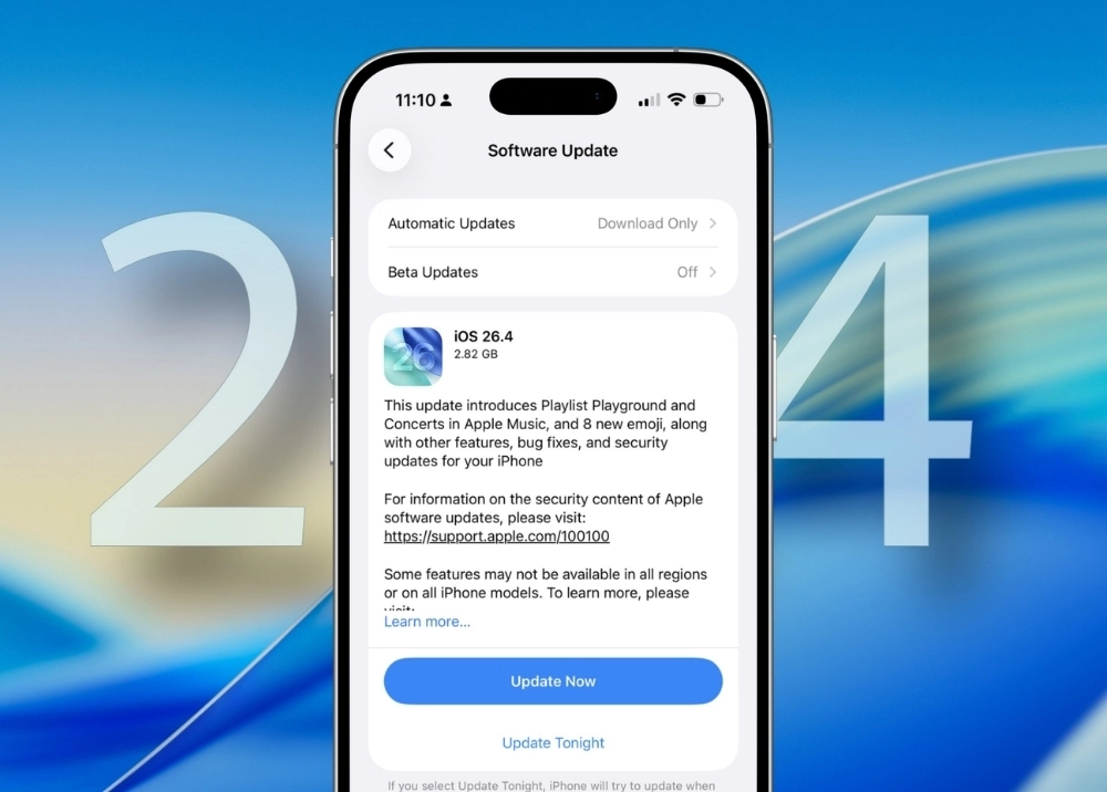 iPhone nào phải cài đặt iOS 26.4 chính thức lúc này?
