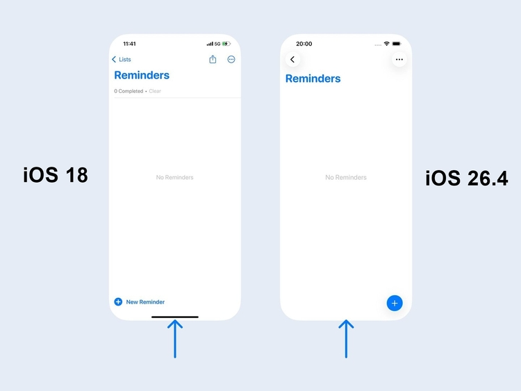 iOS 26.4: Nguồn cơn khiến thanh Home Bar "bốc hơi"