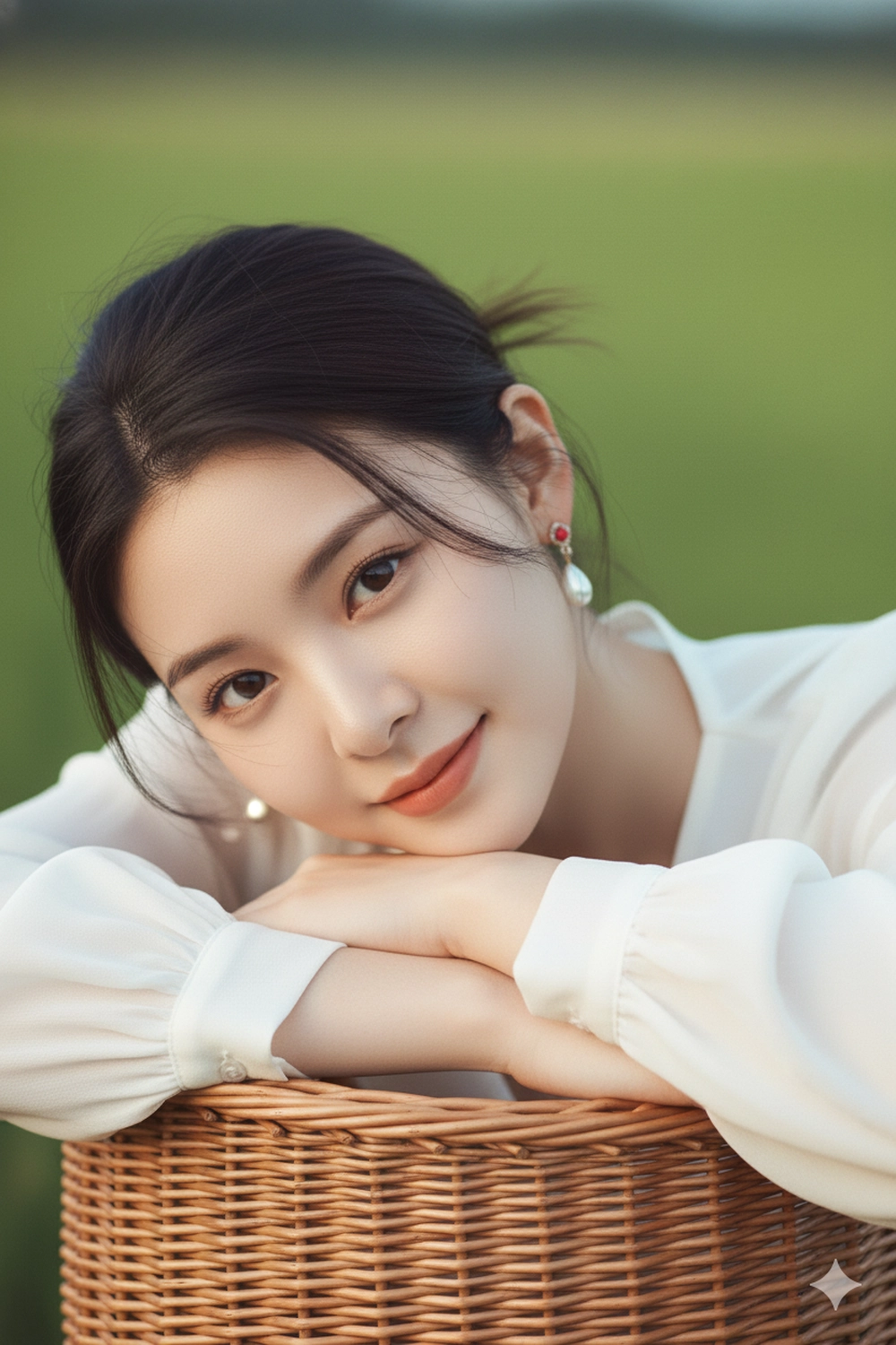 Prompt tạo ảnh nàng thơ dưới nắng vàng đẹp mê