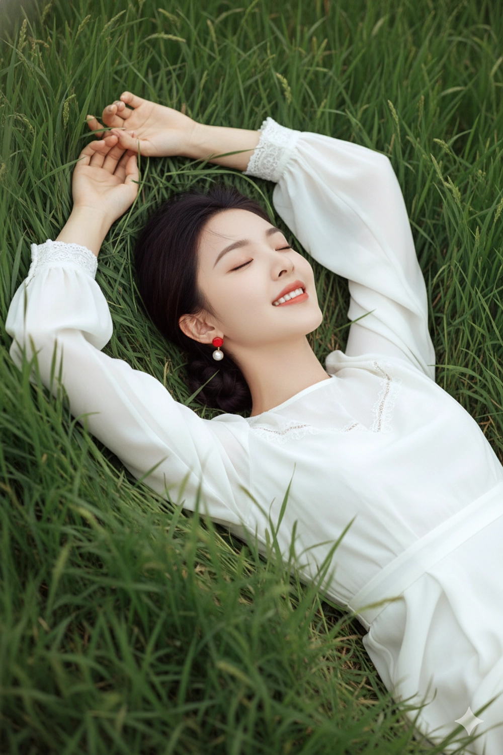 Prompt tạo ảnh nàng thơ dưới nắng vàng đẹp mê