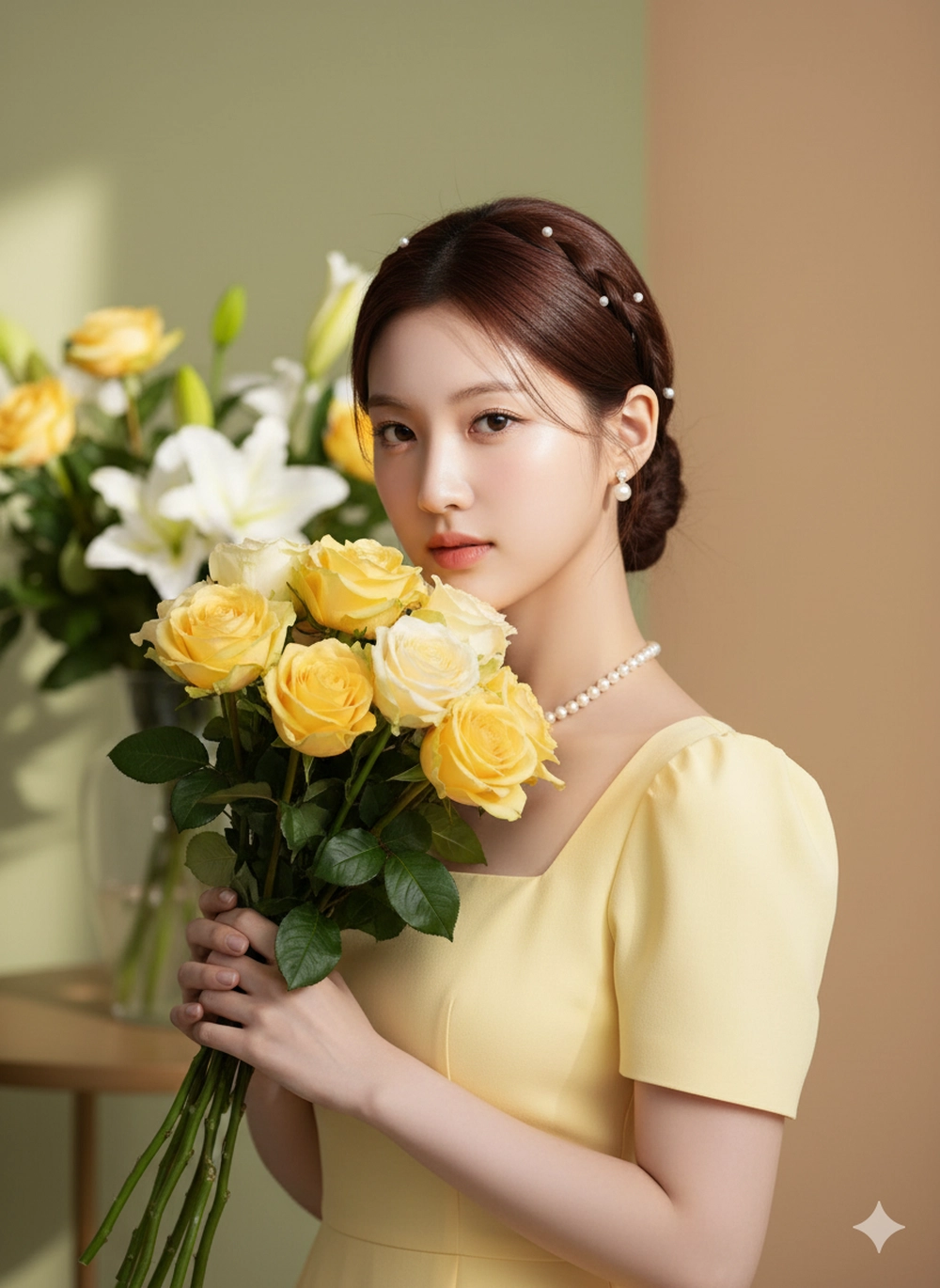 Lưu các prompt Gemini tạo ảnh nàng thơ váy vàng cực thơ, dễ dàng biến hóa phong cách và sở hữu tấm hình profile nghệ thuật đầy sức hút nhất.