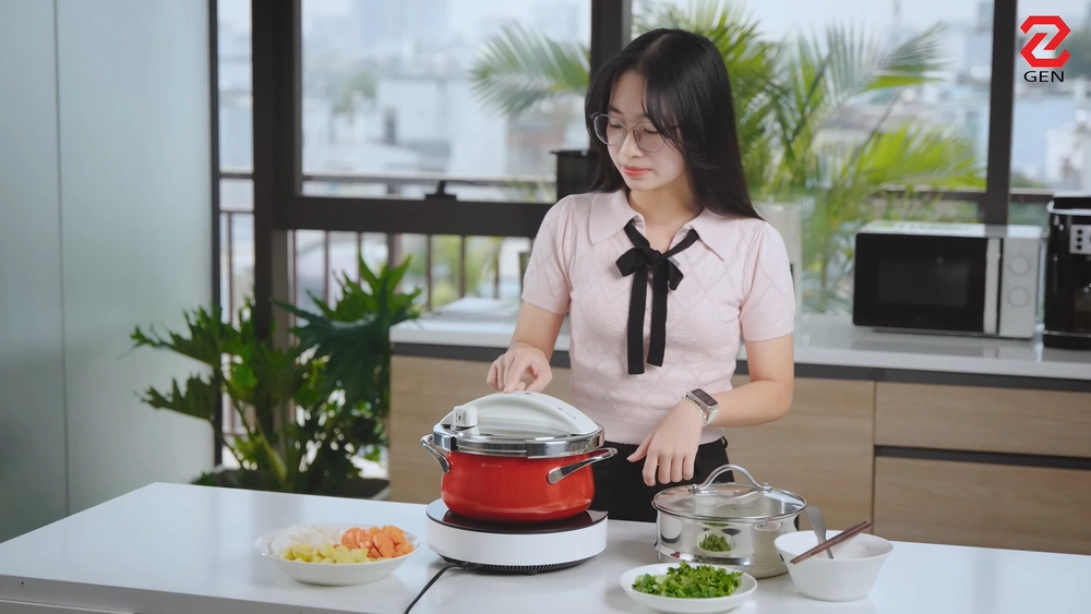 Nồi Lumias LPC-068: "1 được 2" ninh nhanh, nấu tiện