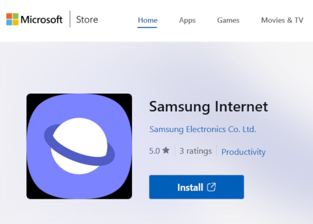 Samsung Internet đổ bộ Windows, dùng mượt như mobile