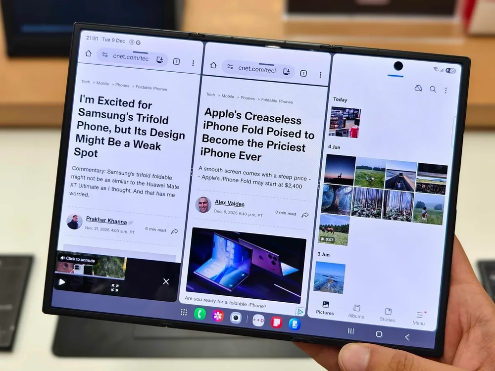 Samsung sắp "khai tử" Galaxy Z TriFold dù cháy hàng liên tục