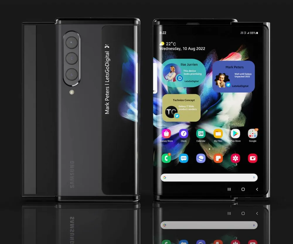 Siêu phẩm mới nhà Samsung: gập 3 là chưa đủ