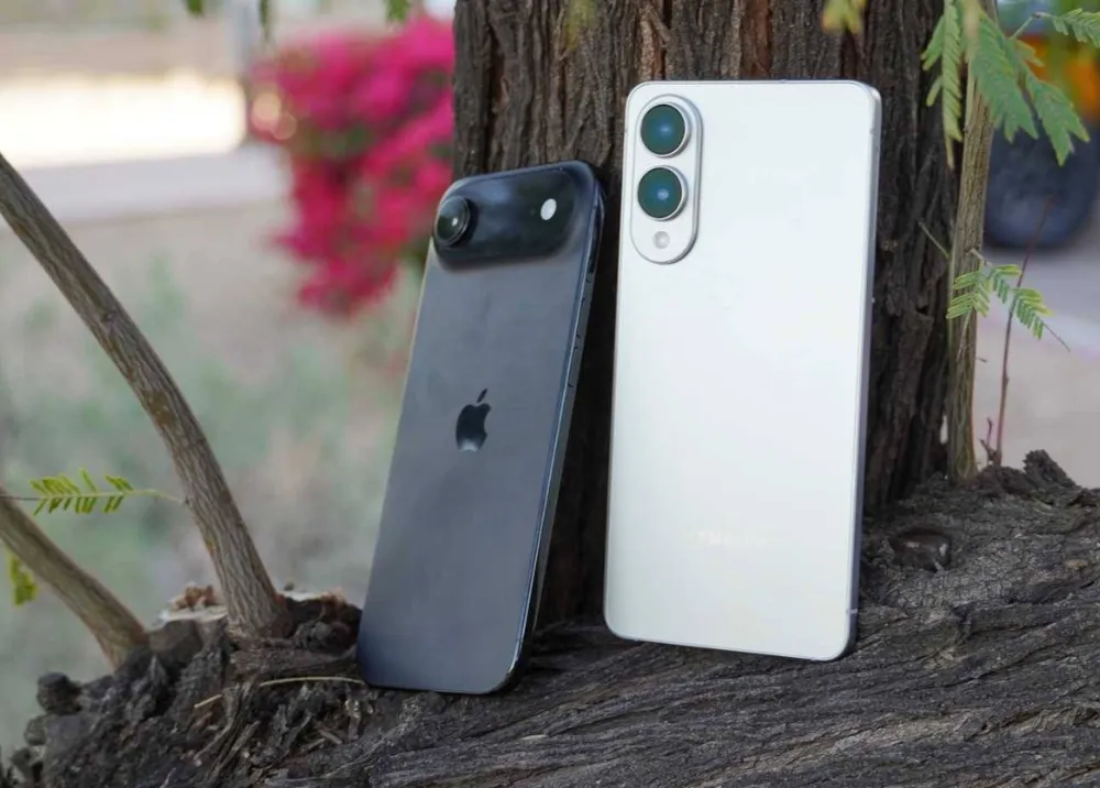 Thiết kế siêu mỏng: iPhone Air bỏ xa Samsung Galaxy S25 Edge