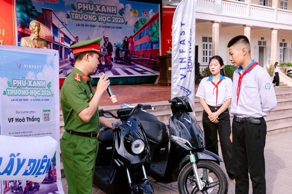 “Phủ xanh trường học 2026” cùng VinFast