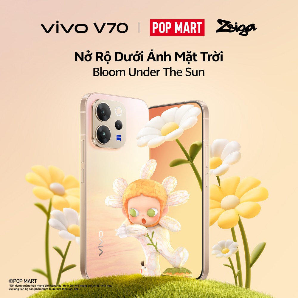 vivo hợp tác cùng nhân vật ZSIGA từ POP MART