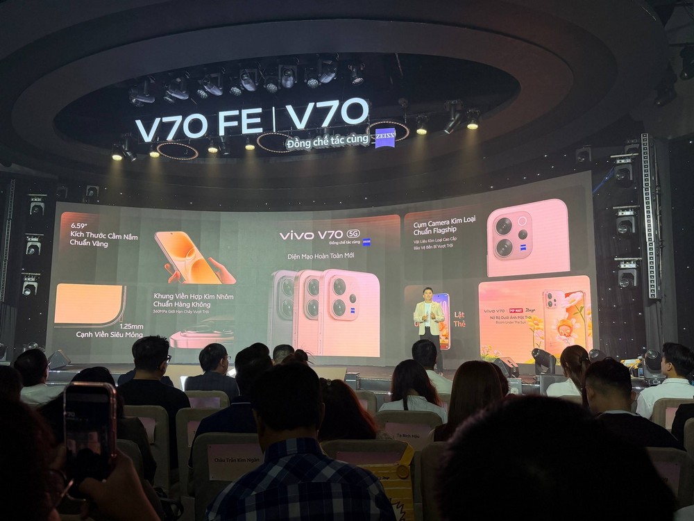 vivo V70 và vivo V70 FE ra mắt tại Việt Nam
