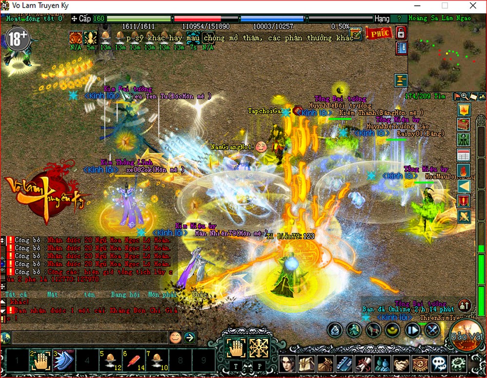 Võ Lâm Truyền Kỳ cập nhật Nghĩa Hiệp Dương Danh