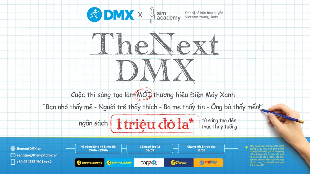 Điện máy Xanh mở cuộc thi làm mới thương hiệu