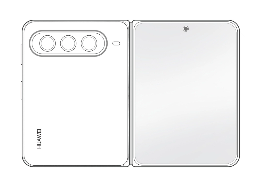 Huawei Pura Wide Fold lộ diện với màn gập ngang 7.5 inch