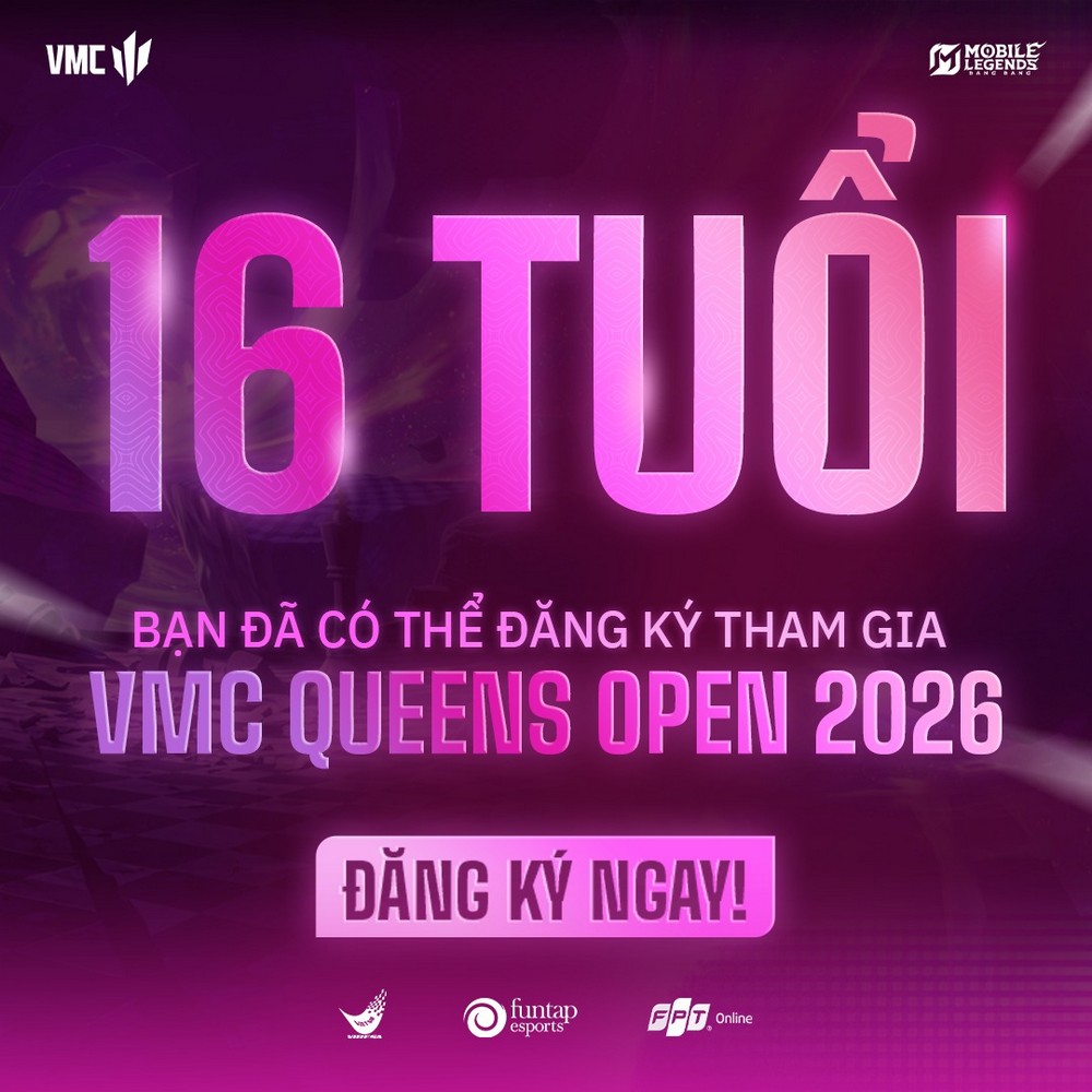 Nữ tuyển thủ MLBB tranh tài tại VMC Queens Open 2026