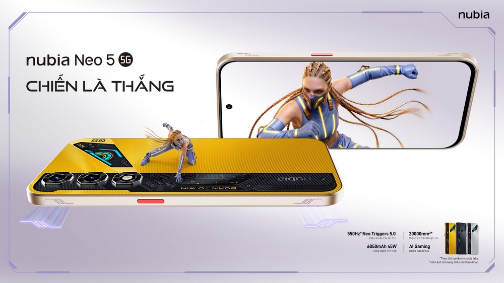 ZTE ra mắt gaming phone nubia NEO 5 Series tại Việt Nam