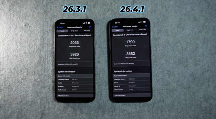 So sánh iOS 26.4.1 vs iOS 26.3.1: Có nên lên không?
