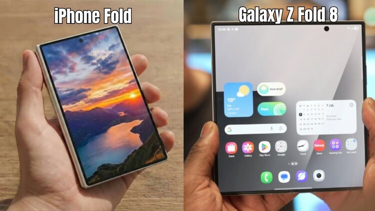 So sánh iPhone Fold với Galaxy Z Fold8